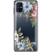 Прозрачный чехол BoxFace Samsung M515 Galaxy M51 Floral