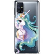 Чехол со стразами Samsung M515 Galaxy M51 Unicorn Queen