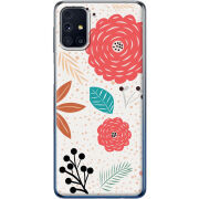 Чехол BoxFace Samsung M317 Galaxy M31s Line Flowers