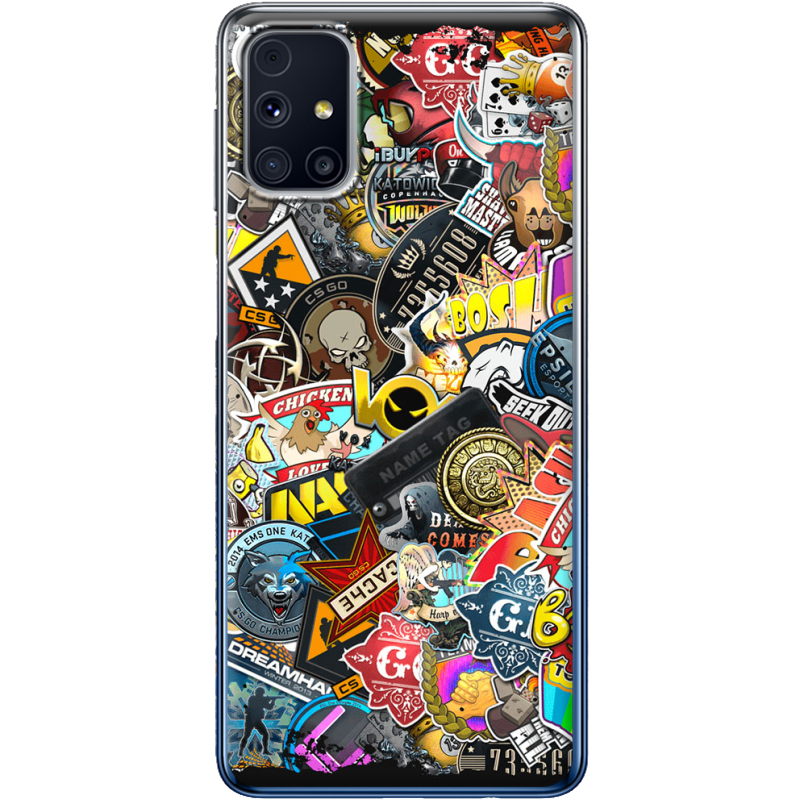 Чехол BoxFace Samsung M317 Galaxy M31s CS:Go Stickerbombing