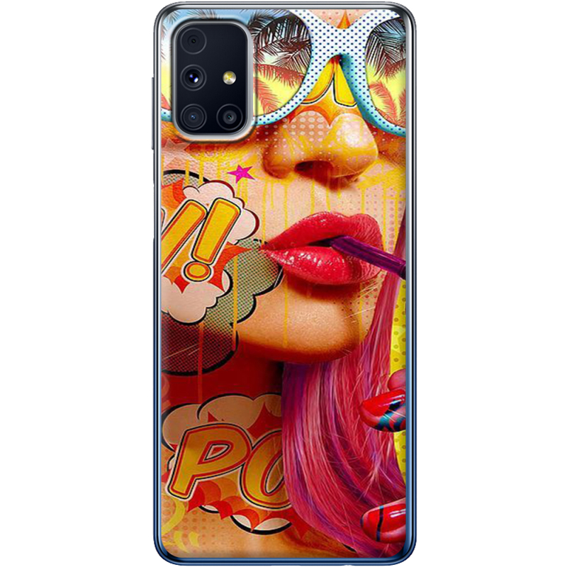 Чехол BoxFace Samsung M317 Galaxy M31s Yellow Girl Pop Art