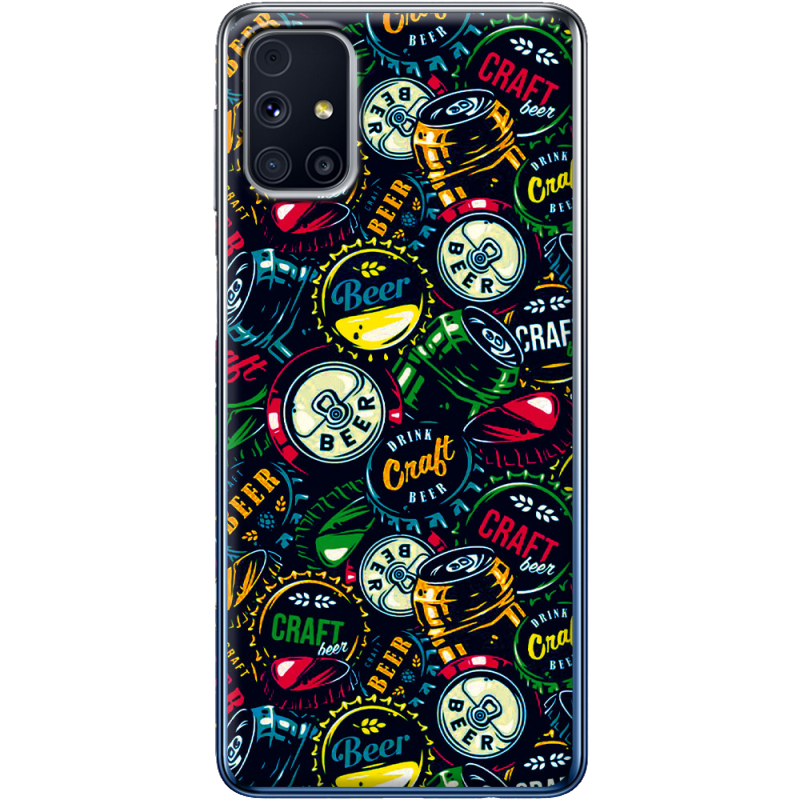 Чехол BoxFace Samsung M317 Galaxy M31s Bottle Caps