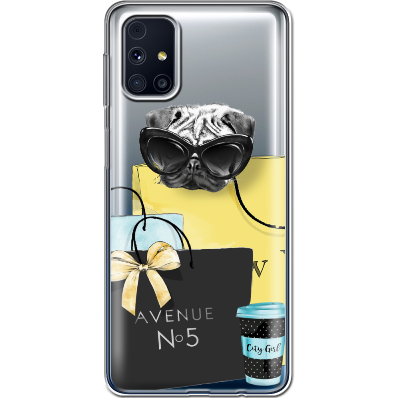 Прозрачный чехол BoxFace Samsung M317 Galaxy M31s Fashion Pug