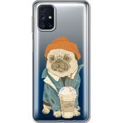 Прозрачный чехол BoxFace Samsung M317 Galaxy M31s Dog Coffeeman