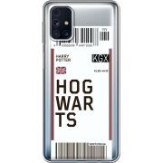 Прозрачный чехол BoxFace Samsung M317 Galaxy M31s Ticket Hogwarts
