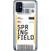 Прозрачный чехол BoxFace Samsung M317 Galaxy M31s Ticket Springfield