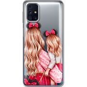 Прозрачный чехол BoxFace Samsung M317 Galaxy M31s Mouse Girls