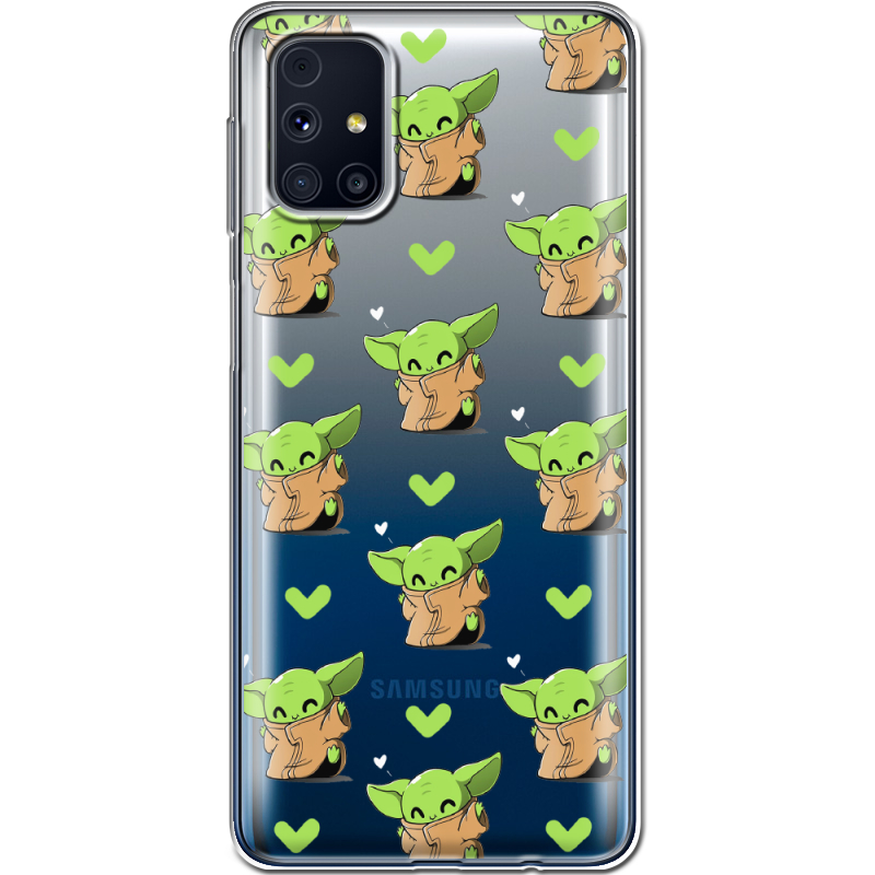 Прозрачный чехол BoxFace Samsung M317 Galaxy M31s Pattern Baby Yoda