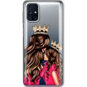 Прозрачный чехол BoxFace Samsung M317 Galaxy M31s Queen and Princess