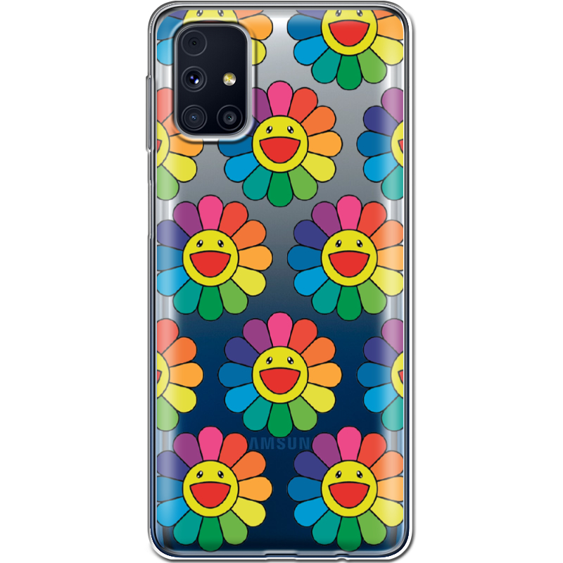 Прозрачный чехол BoxFace Samsung M317 Galaxy M31s Hippie Flowers