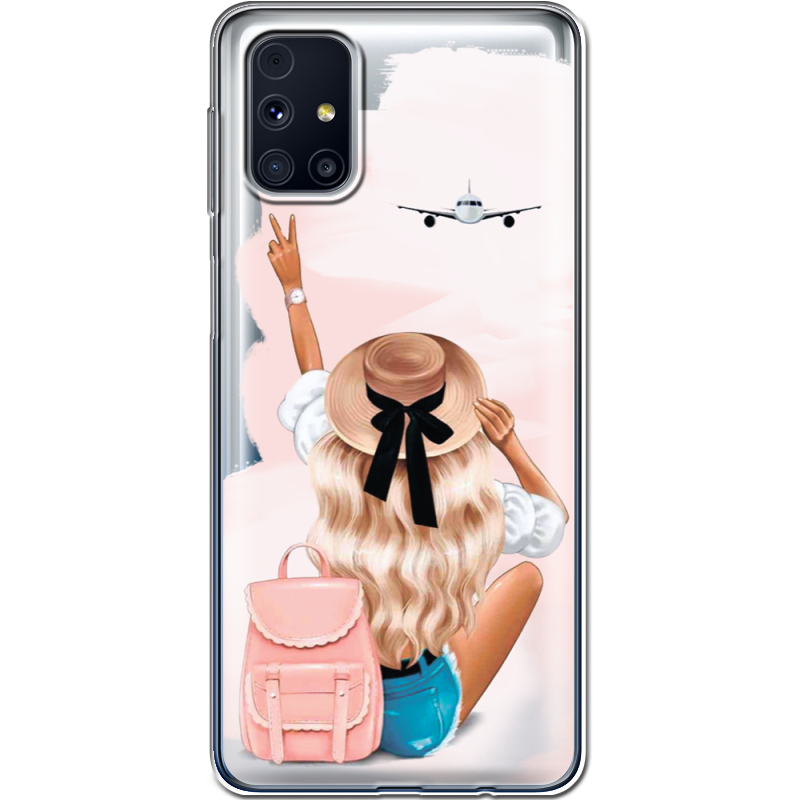 Прозрачный чехол BoxFace Samsung M317 Galaxy M31s Travel Girl