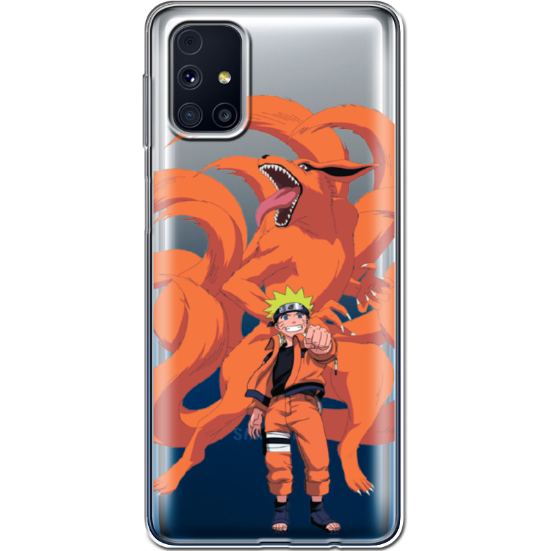 Прозрачный чехол BoxFace Samsung M317 Galaxy M31s Naruto and Kurama