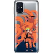 Прозрачный чехол BoxFace Samsung M317 Galaxy M31s Naruto and Kurama