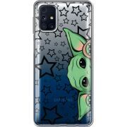 Прозрачный чехол BoxFace Samsung M317 Galaxy M31s Baby Yoda