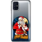 Прозрачный чехол BoxFace Samsung M317 Galaxy M31s Cool Santa