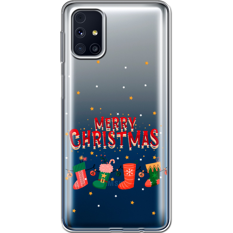 Прозрачный чехол BoxFace Samsung M317 Galaxy M31s Merry Christmas