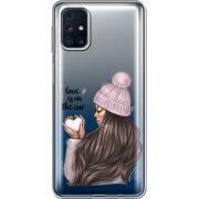 Прозрачный чехол BoxFace Samsung M317 Galaxy M31s love is in the air