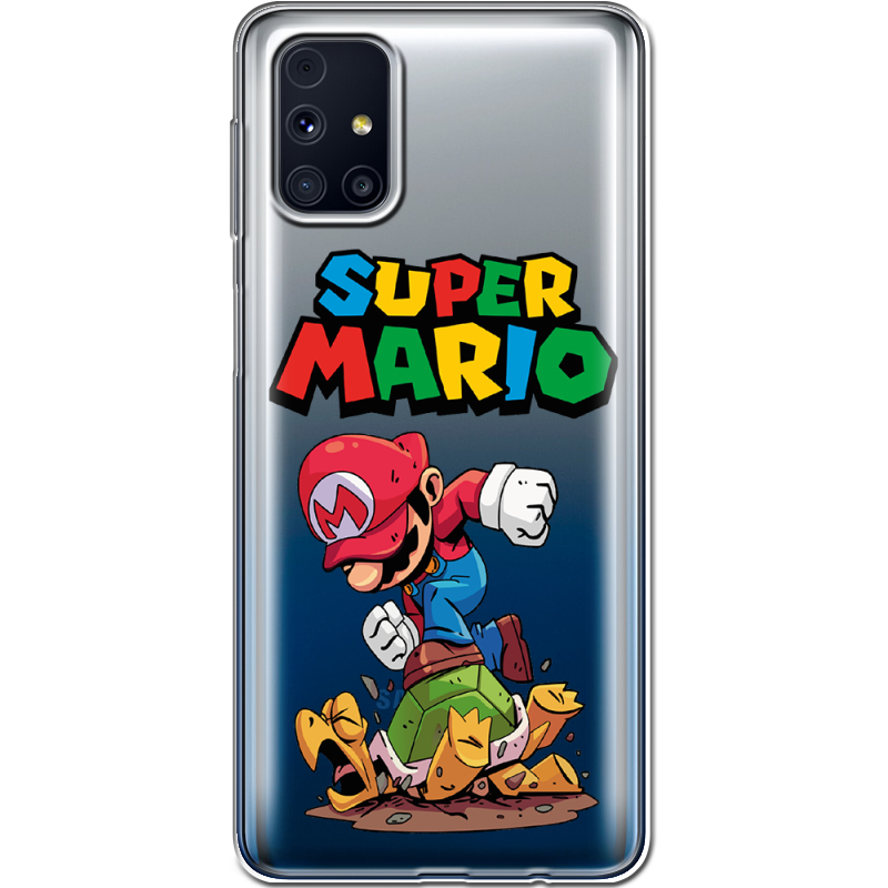 Прозрачный чехол BoxFace Samsung M317 Galaxy M31s Super Mario