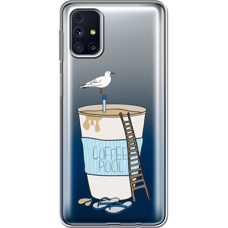 Прозрачный чехол BoxFace Samsung M317 Galaxy M31s Segull in Cofee Pool