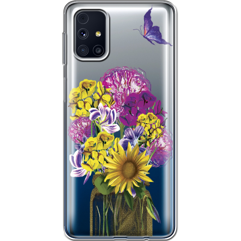 Прозрачный чехол BoxFace Samsung M317 Galaxy M31s My Bouquet