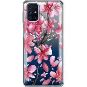 Прозрачный чехол BoxFace Samsung M317 Galaxy M31s Pink Magnolia