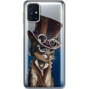 Прозрачный чехол BoxFace Samsung M317 Galaxy M31s Steampunk Cat