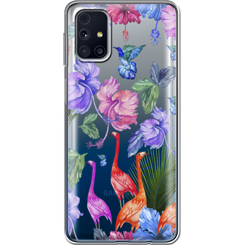 Прозрачный чехол BoxFace Samsung M317 Galaxy M31s Flamingo