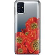 Прозрачный чехол BoxFace Samsung M317 Galaxy M31s Red Poppies
