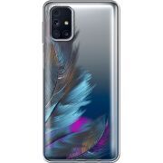 Прозрачный чехол BoxFace Samsung M317 Galaxy M31s Feathers