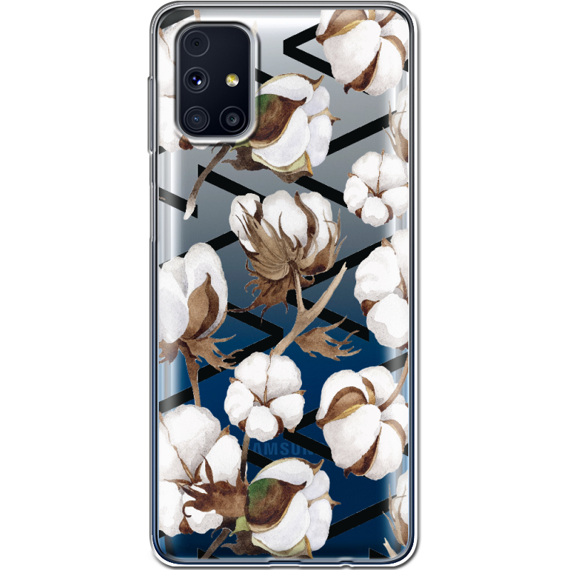 Прозрачный чехол BoxFace Samsung M317 Galaxy M31s Cotton flowers