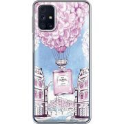 Чехол со стразами Samsung M317 Galaxy M31s Perfume bottle