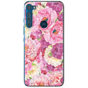 Чехол BoxFace Motorola One Fusion Plus Pink Peonies