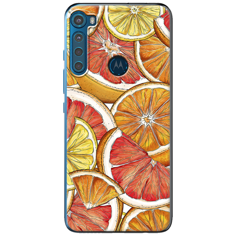 Чехол BoxFace Motorola One Fusion Plus Citrus Pattern