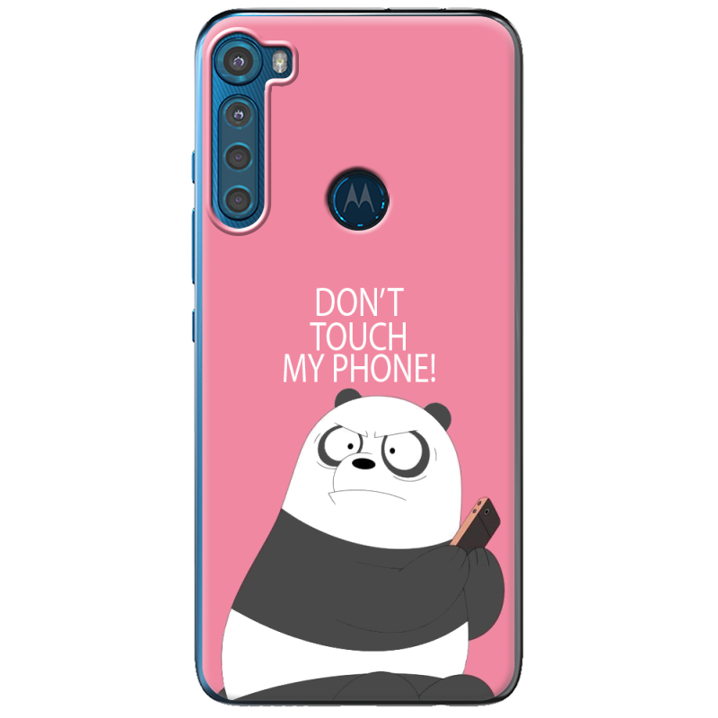 Чехол BoxFace Motorola One Fusion Plus Dont Touch My Phone Panda