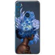 Чехол BoxFace Motorola One Fusion Plus Exquisite Blue Flowers