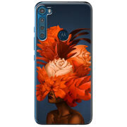 Чехол BoxFace Motorola One Fusion Plus Exquisite Orange Flowers