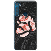 Чехол BoxFace Motorola One Fusion Plus Snake Rose