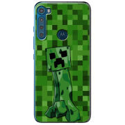 Чехол BoxFace Motorola One Fusion Plus Minecraft Creeper