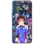 Чехол BoxFace Motorola One Fusion Plus Overwatch D.VA