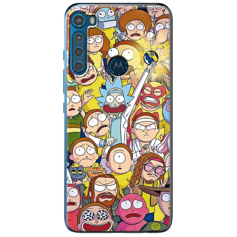 Чехол BoxFace Motorola One Fusion Plus Rick and Morty