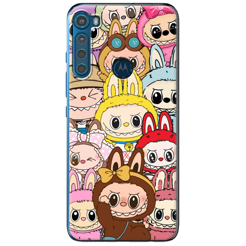 Чехол BoxFace Motorola One Fusion Plus Labubu