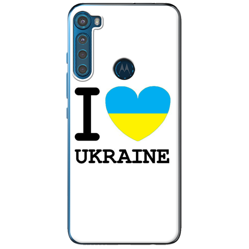 Чехол BoxFace Motorola One Fusion Plus I love Ukraine