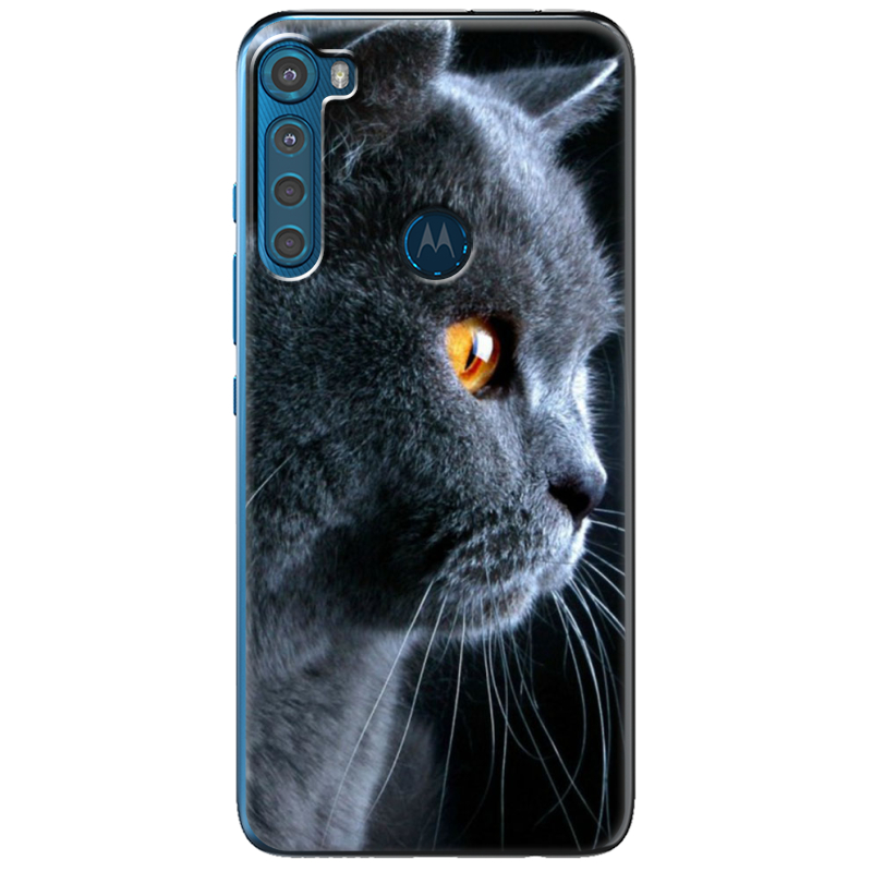 Чехол BoxFace Motorola One Fusion Plus English cat