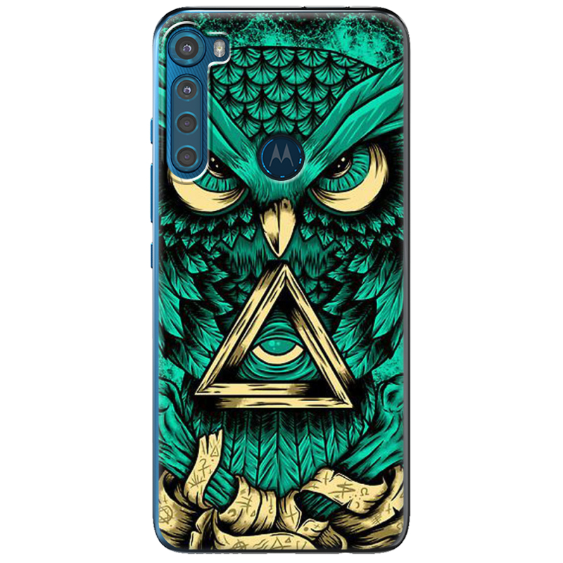 Чехол BoxFace Motorola One Fusion Plus Masonic Owl