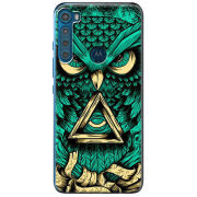 Чехол BoxFace Motorola One Fusion Plus Masonic Owl