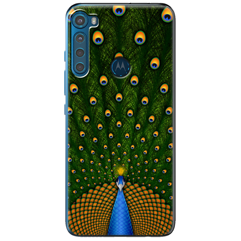 Чехол BoxFace Motorola One Fusion Plus Peacocks Tail