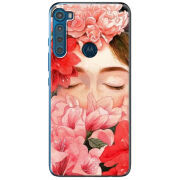 Чехол BoxFace Motorola One Fusion Plus Girl in Flowers