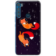 Чехол BoxFace Motorola One Fusion Plus Fox-Astronauts