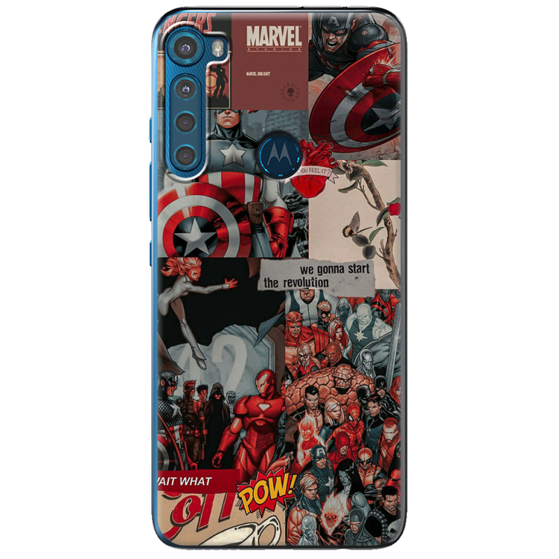 Чехол BoxFace Motorola One Fusion Plus Marvel Avengers