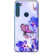 Чехол BoxFace Motorola One Fusion Plus Orchids and Butterflies